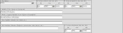 Ejemplo de llenado del formulario DS-156 para visa norteamericana ...