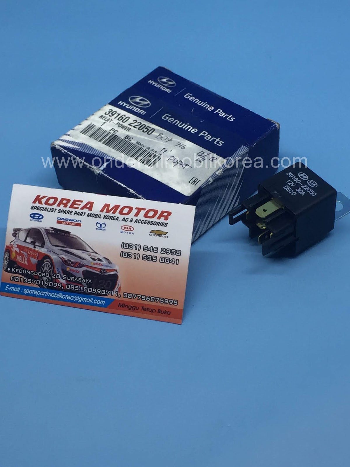 RELAY POWER VERNA PICANTO 39160-22050 - ONDERDIL MOBIL KOREA
