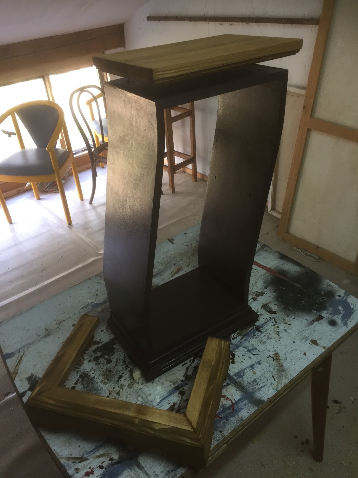 Holz- und andere Dekosachen: Der Schiefe Schrank (Kästchen) Teil3