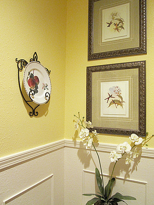 Picture Frame Molding in the Bathroom