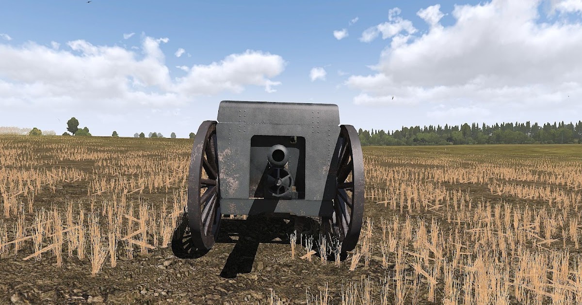 Arma 3 に第一次世界大戦の兵器を追加する Over the Top 19141918 MOD で 76mm m1909