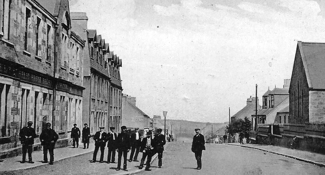 Tour Scotland Old Photograph Station Street Kelty Fife Scotland