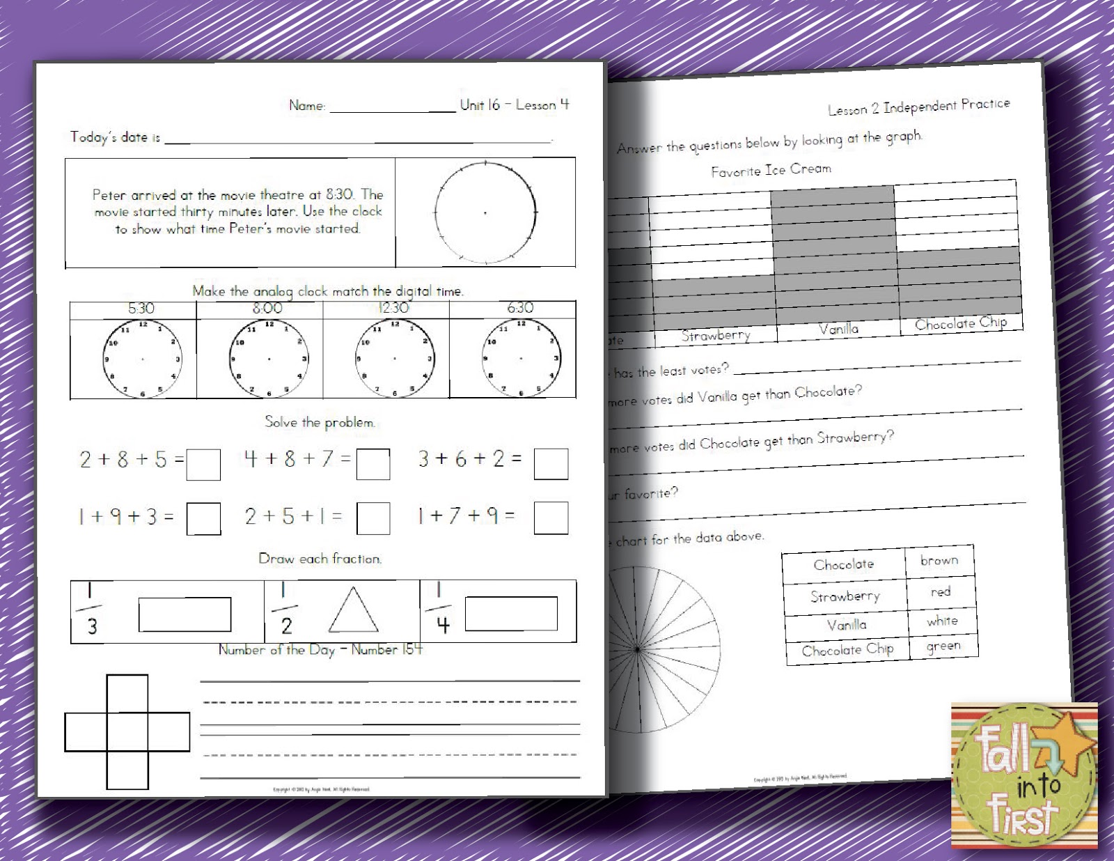 Fall Into First: First Grade CORE Math Units