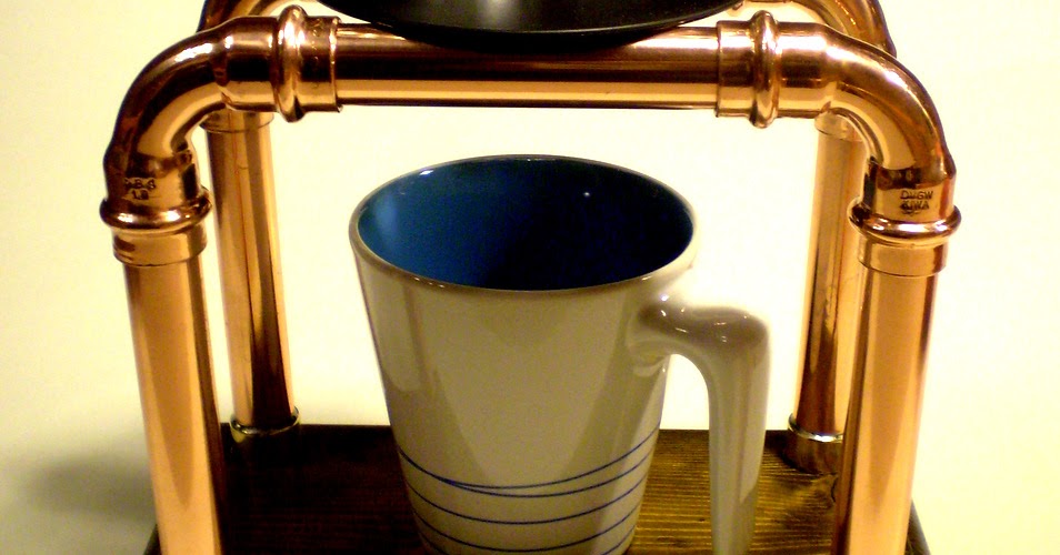 STUDIO NIOTIS Vintage copper coffee dripper with HARIO parts by