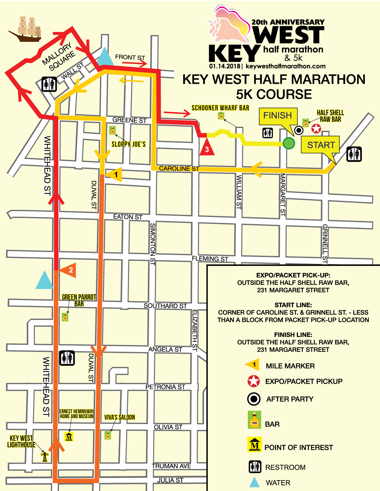 Key West Half Marathon and 5K Giveaway I Run For Wine