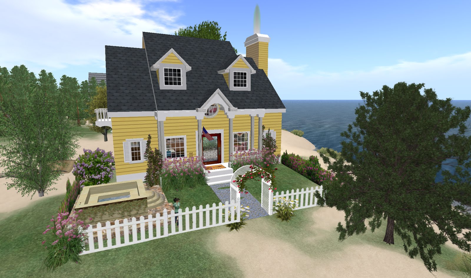 Jeanne's Folly: Yellow Houses with White Picket Fences