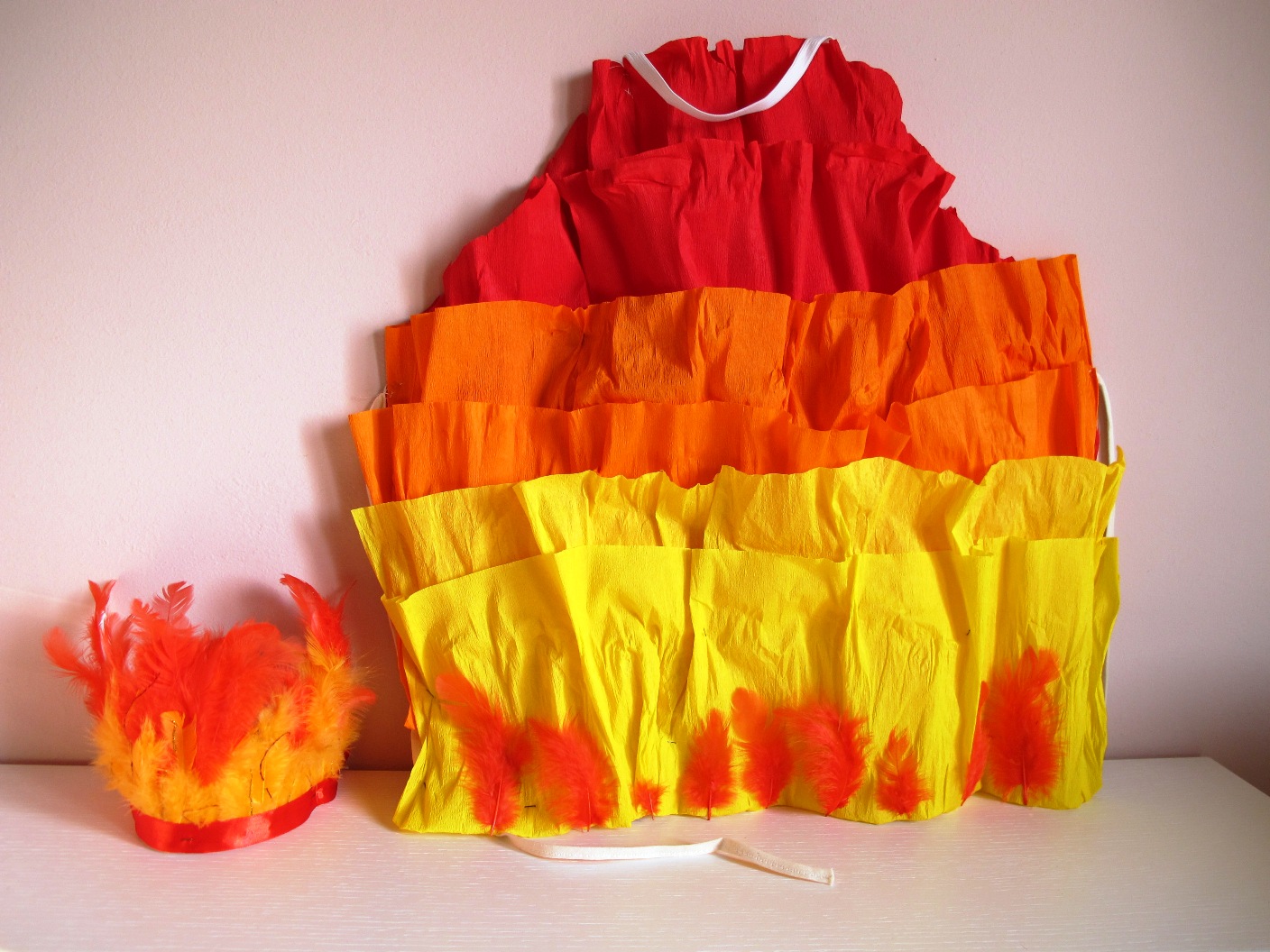 Angolino di Liana Vestito Carnevale Bambini IL FUOCO
