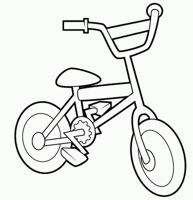 Desenho De Bicicleta Para As Criancas Para Colorir Colorir Com