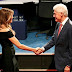 The moment future U.S First Gentle man Bill Clinton meets first lady Melanie Trump (photos) 