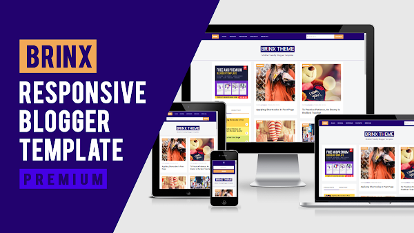 Brinx: Fastest and Mobile Friendly Premium Blogger Template