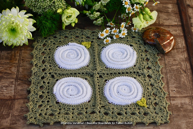 Sweven Throw crochet pattern by Susan Carlson of Felted Button