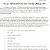 Examples of warrantie of habitability in pdf