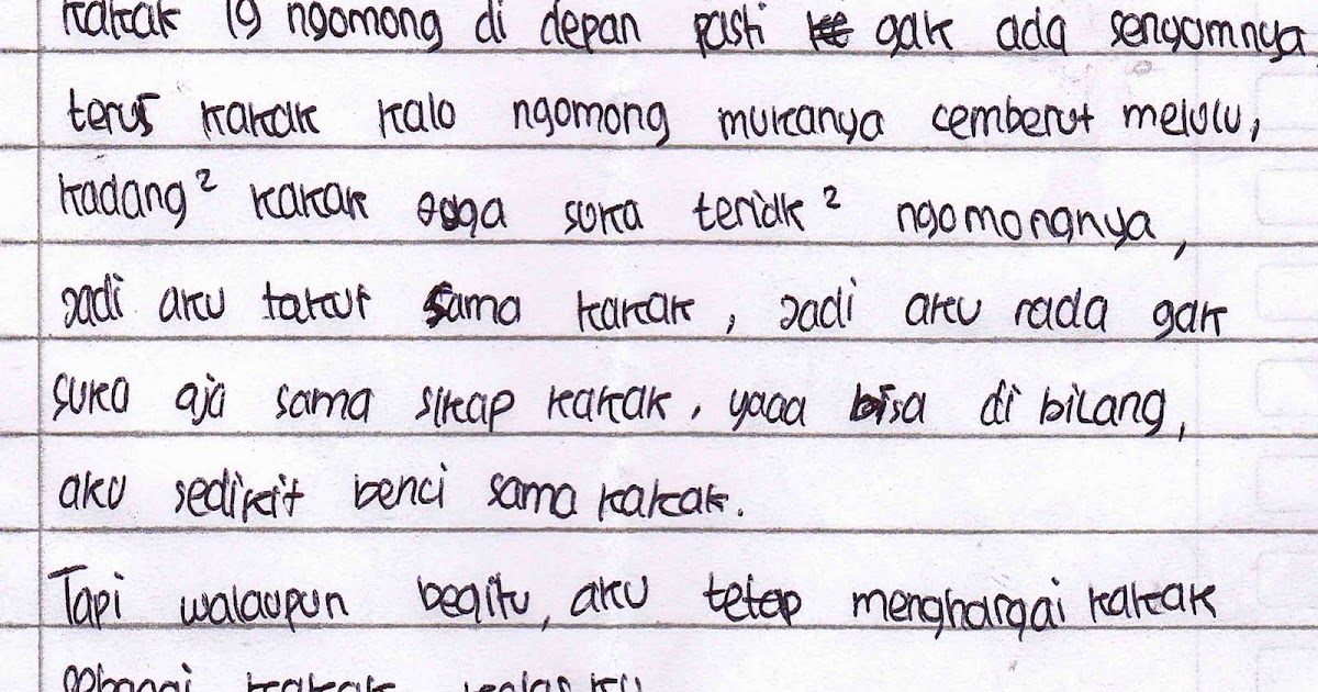 Contoh Surat Kritikan Buat Kakak Osis Download Contoh