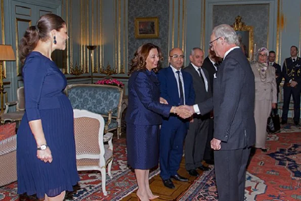 King Carl Gustaf and Crown Princess Victoria of Sweden received the Tunisian National Dialogue Quartet who was awarded the 2015 Nobel Peace Prize