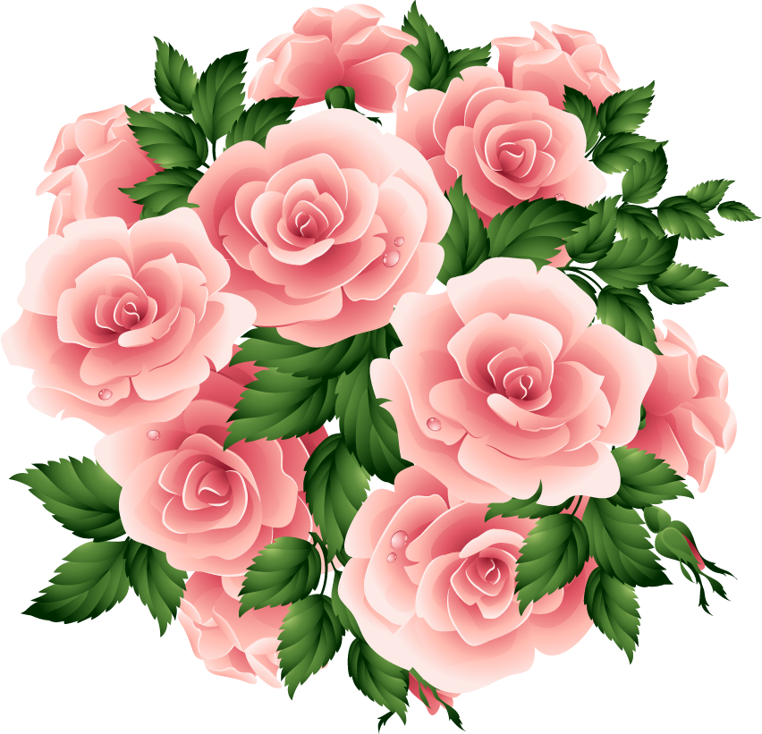 PNG клипарт " Romantic Roses" .