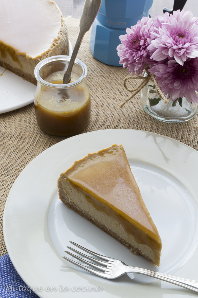Mi toque en la cocina Caramel macchiato cheesecake