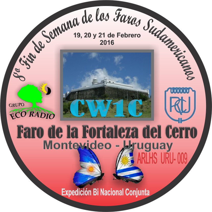 PIN Expedición Faro Fortaleza del Cerro de Montevideo - Uruguay URU 009