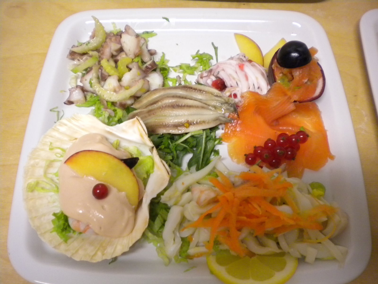 arte cucina' la modernità dentro la tradizione ANTIPASTO MISTO DI PESCE