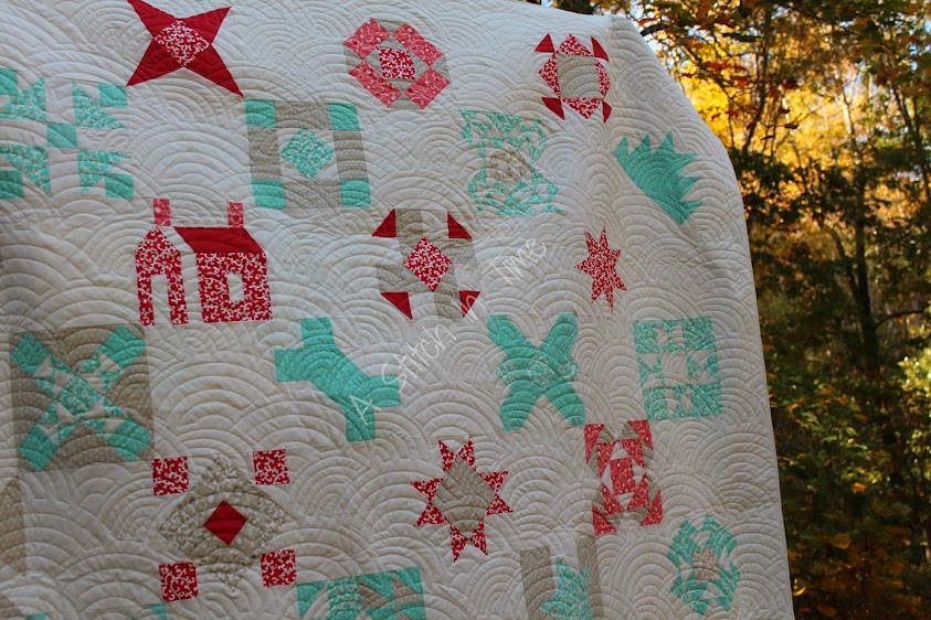 New Jersey Blogger's Quilt Festival Entry A Stitch in Time