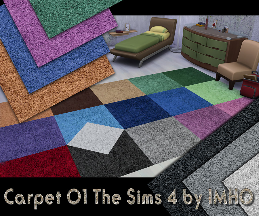 Sims 4 Carpet Floor CC