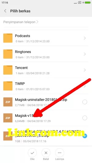 Tutorial Cara Root Redmi Note 5A = UGGLITE 2 magisk file