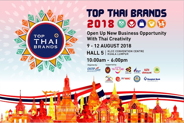 Top Thai Brands 2018, Thai Trade Fair, Thai Expo in Malaysia, Thai Expo