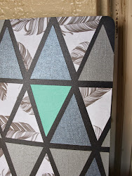 geometric notebook diy read