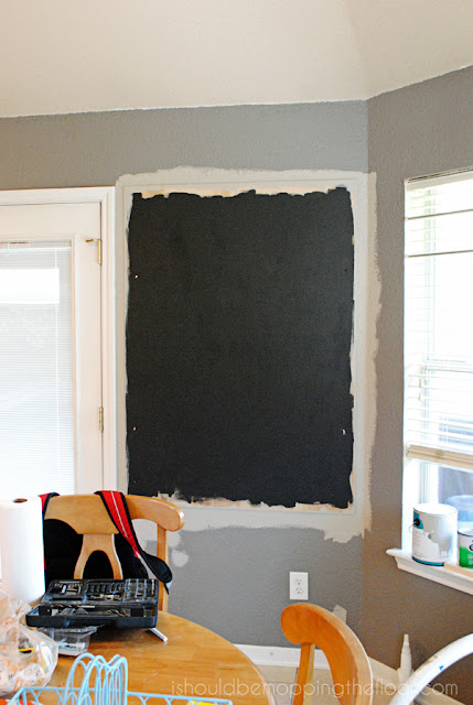 DIY Chalkboard Frame and Backpack Station Tutorial