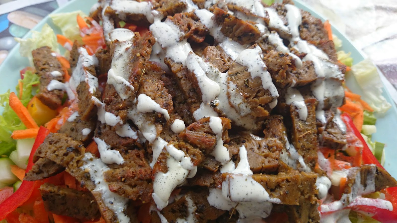 Vegspiration Blog de inspiración vegana Ensalada de kebab vegano con