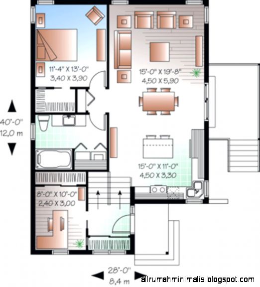 Sketsa Rumah Minimalis Satu Lantai  Design Rumah Minimalis