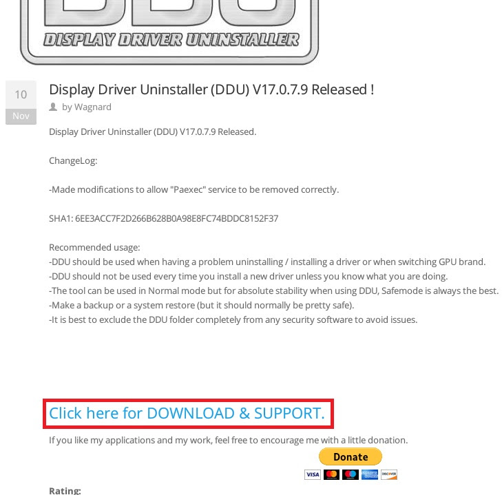 グラフィックカードドライバ削除ツールDDU（Display Driver Uninstaller）の使い方！セラフィのぼちぼちブログ