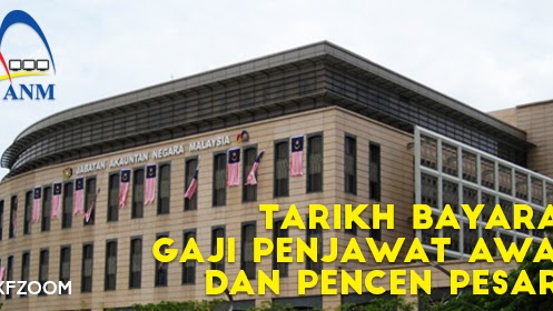 Jadual bayaran pencen 2022