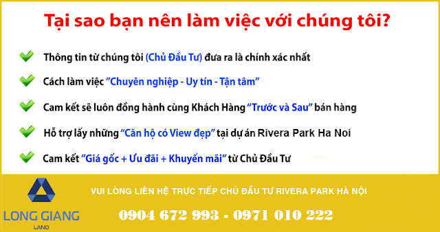 Liên hệ chủ đầu tư Rivera Park Hà Nội Liên hệ chủ đầu tư Rivera Park Hà Nội