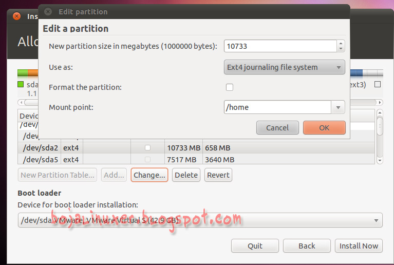 Remember to create new partitions