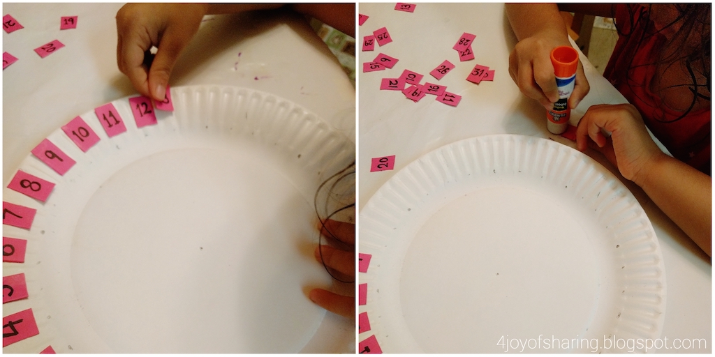 Paper Plate Wheel Calendar The Joy of Sharing