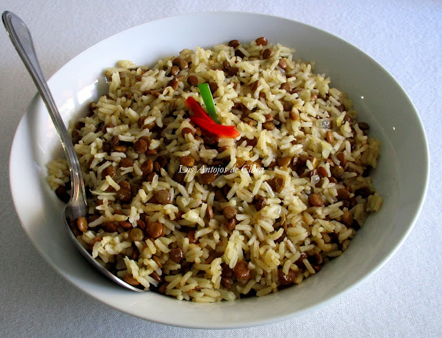 Arroz de lentejas