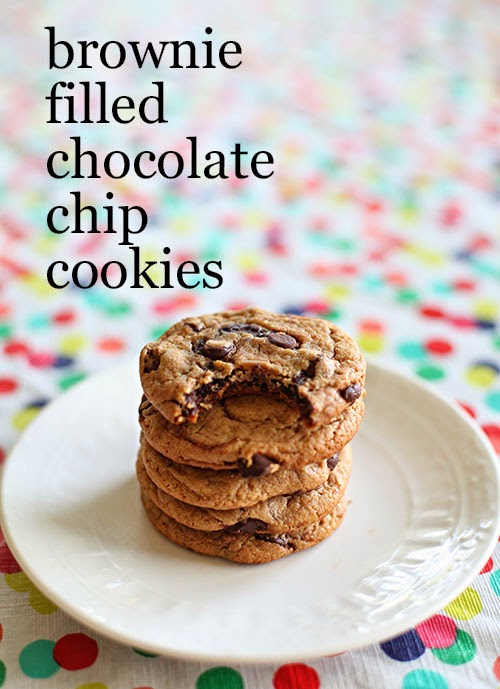 The One With the Cupcakes The One With the Brownie Filled Chocolate Chip Cookies