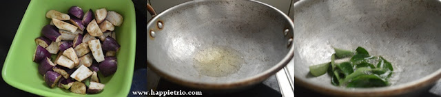 Step 4 - Brinjal Podi Curry Recipe | Katharikai Podi Curry