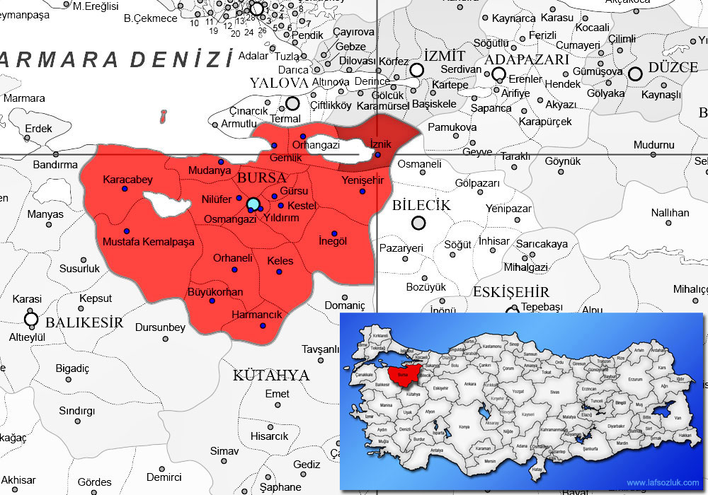 iznik nerededir nereye baglidir iznik hangi ilin ilcesidir laf sozluk