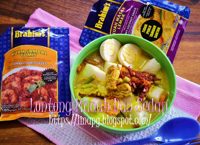 Resepi Lontong, Cara Buat Lontong Mudah Dan Sedap, Lontong Johor, Cara Masak Lontong, Brahim Food, Sambal Ikan Bilis, Sayur Lodeh, Kuah Lodeh, Sambal Bilis Sedap