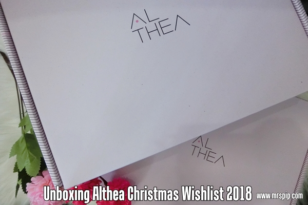 Unboxing My Christmas Gift From Althea