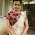  Telugu Actress Trisha Hot Stills In White Saree