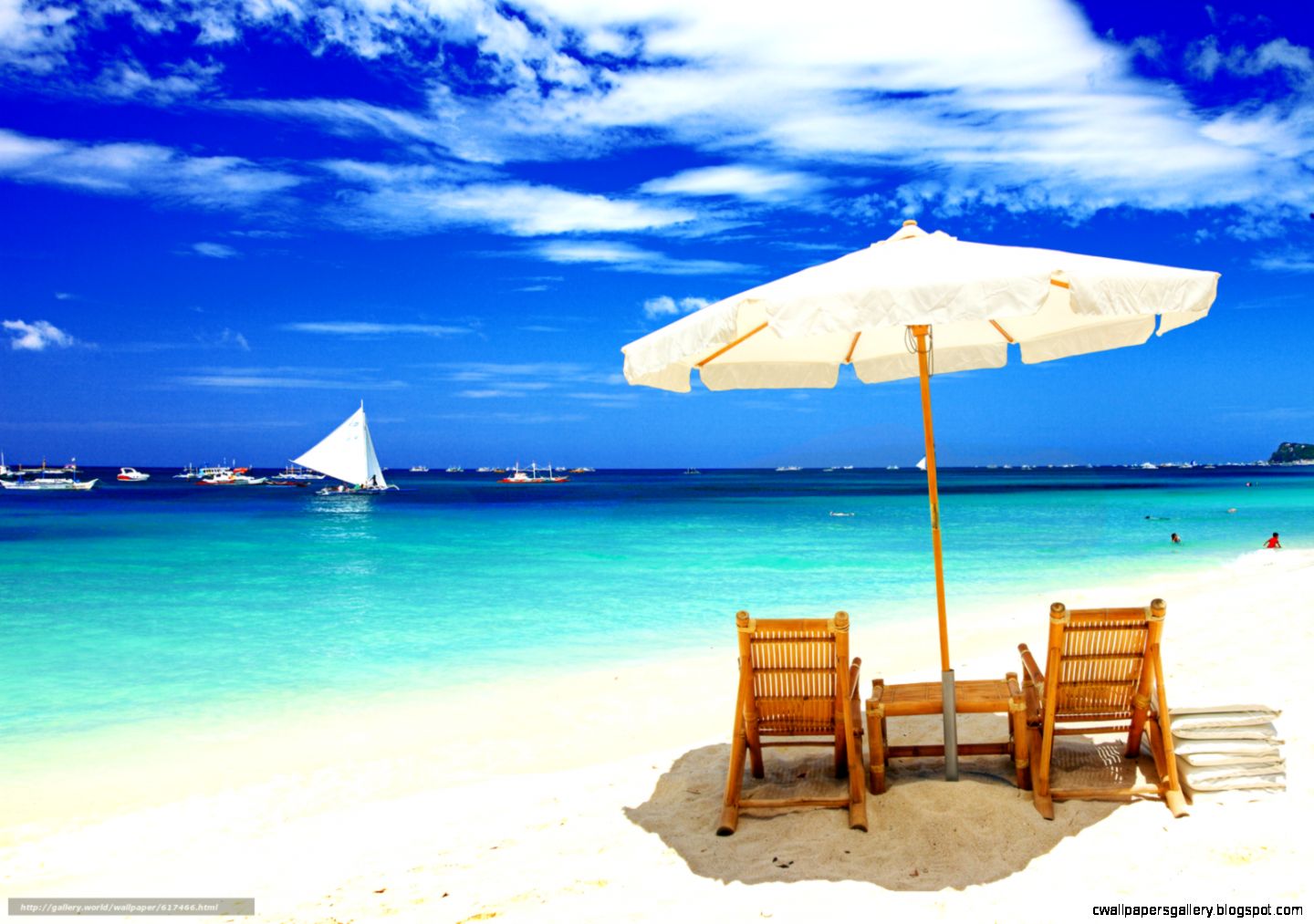 Beach Umbrella Wallpaper Wallpapers Gallery