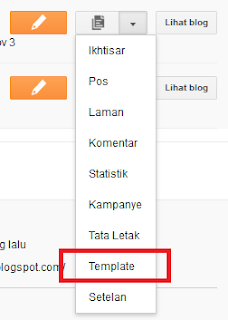 Tutorial blogger template design with template customise 