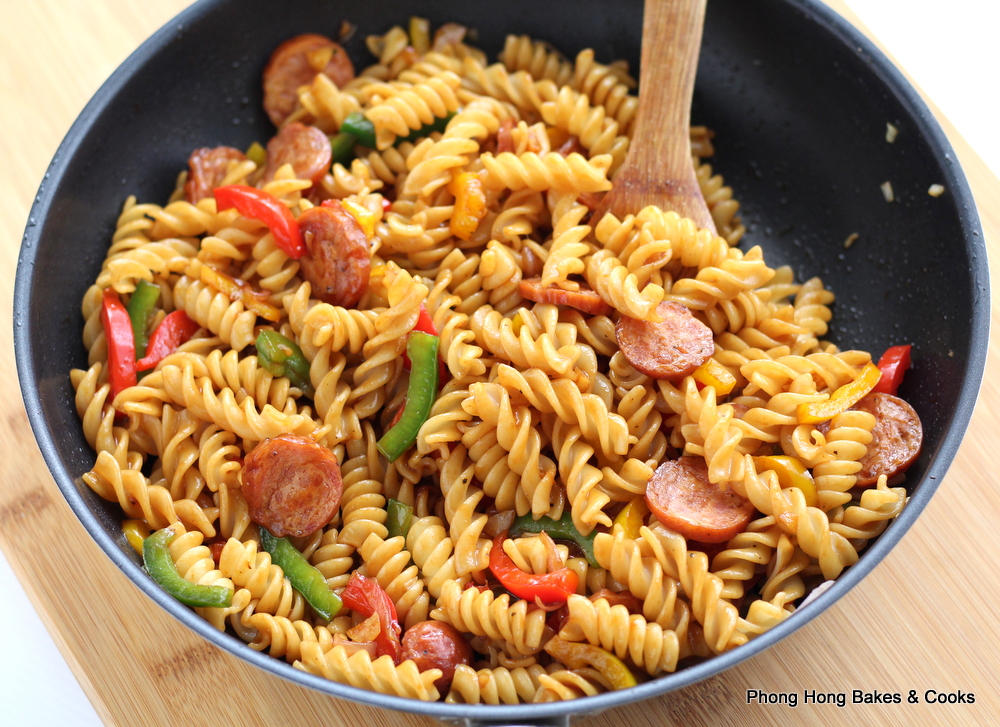 PH the Malaysian Carnivore Fried Spiral Pasta