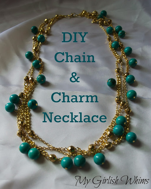 DIY Chain & Charm Necklace - My Girlish Whims