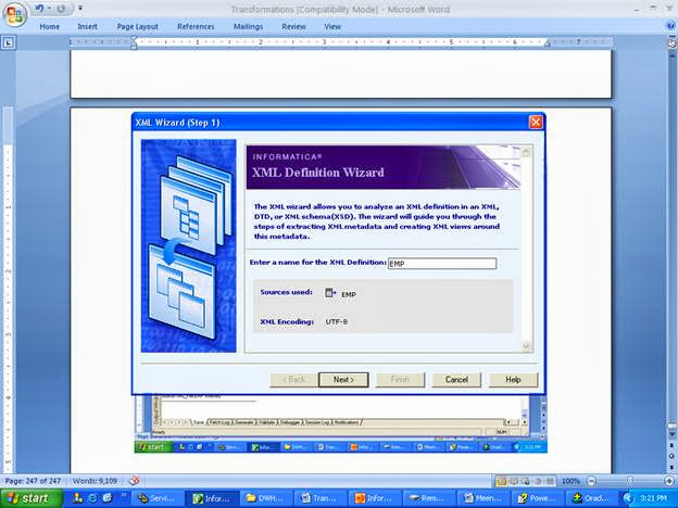 XML file from a relational file (table) XML file from a relational file (table)