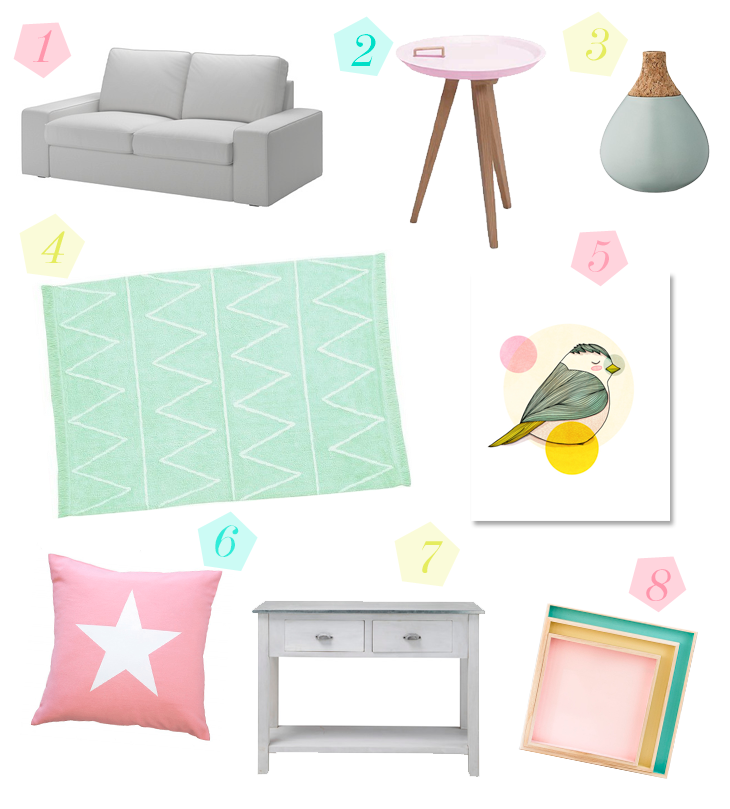 Deco inspiration: Grey and bright colors - Aubrey and Me