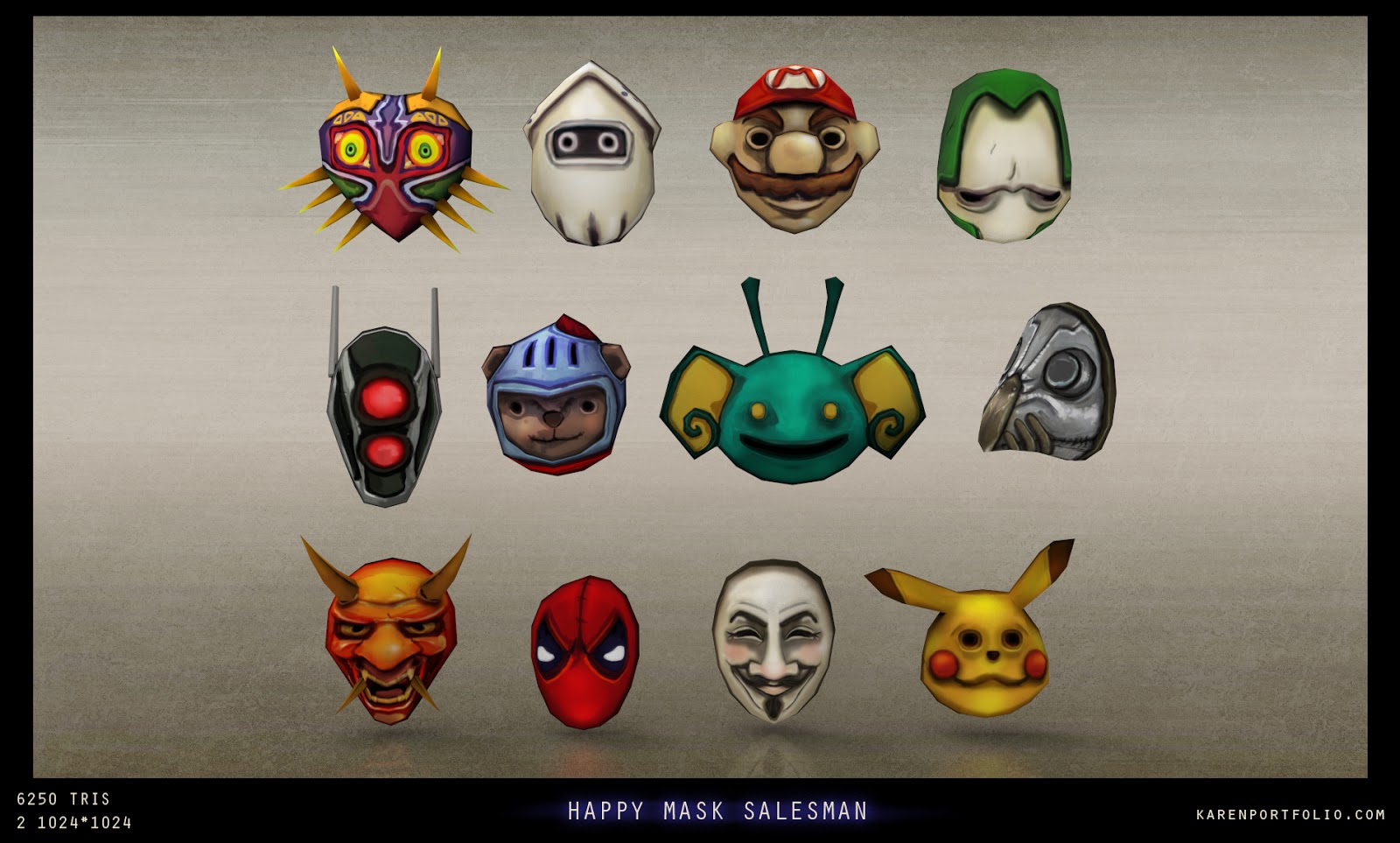 KAREN'S Art Blog The Happy Mask Salesman