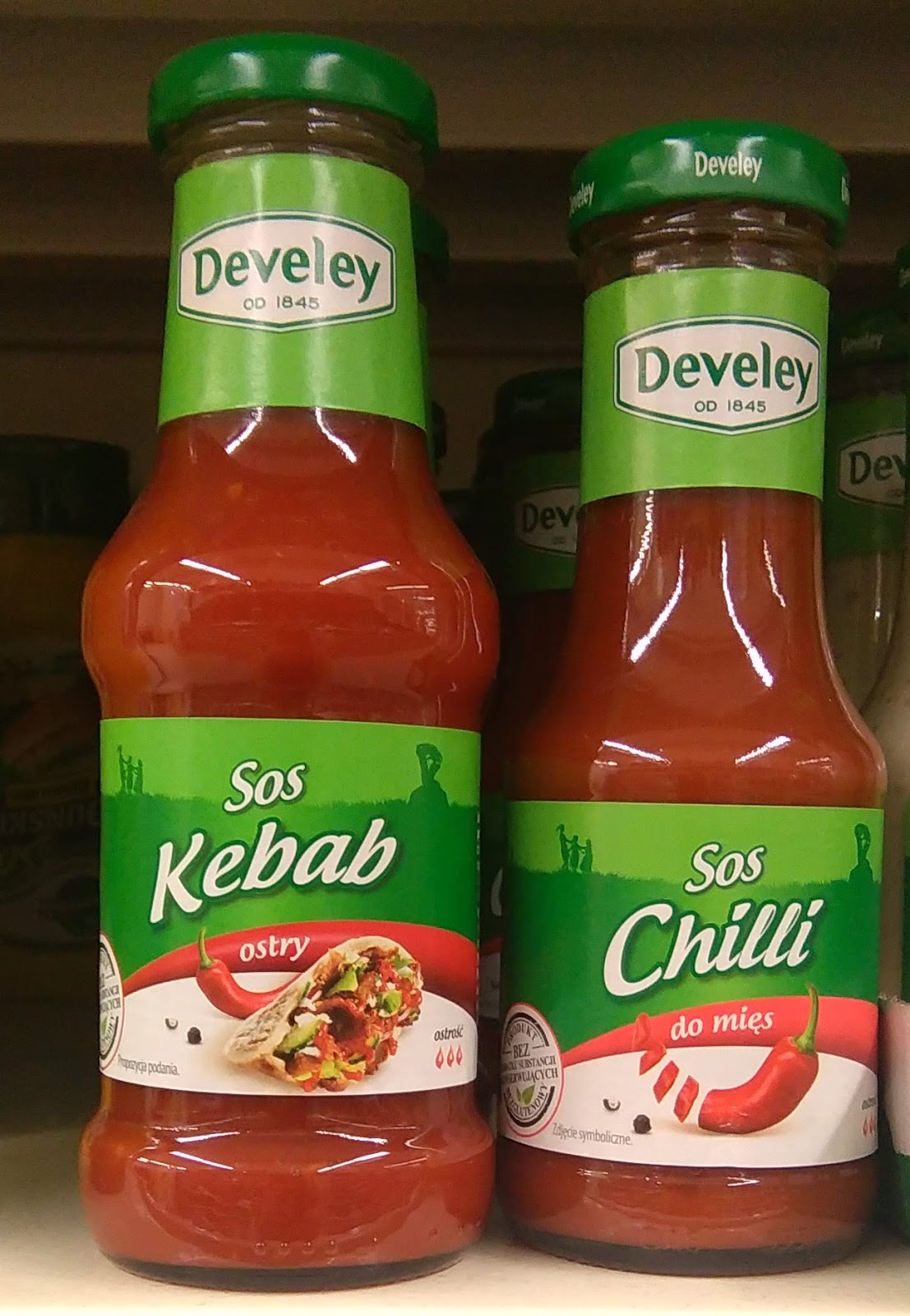 SMACZNE I WEGAŃSKIE SOS KEBAB I CHILLI Develey